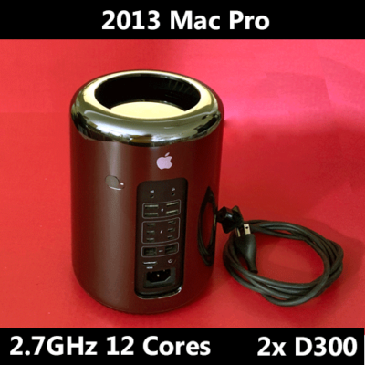 2013 Mac Pro | 2.7GHz 12-Core | Dual AMD D300 | 64GB RAM | 2TB