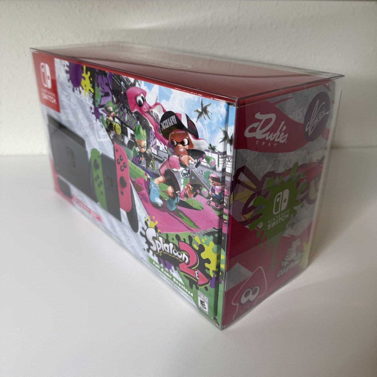Nintendo Switch HAC-001 Splatoon 2 Console Bundle - Neon Green
