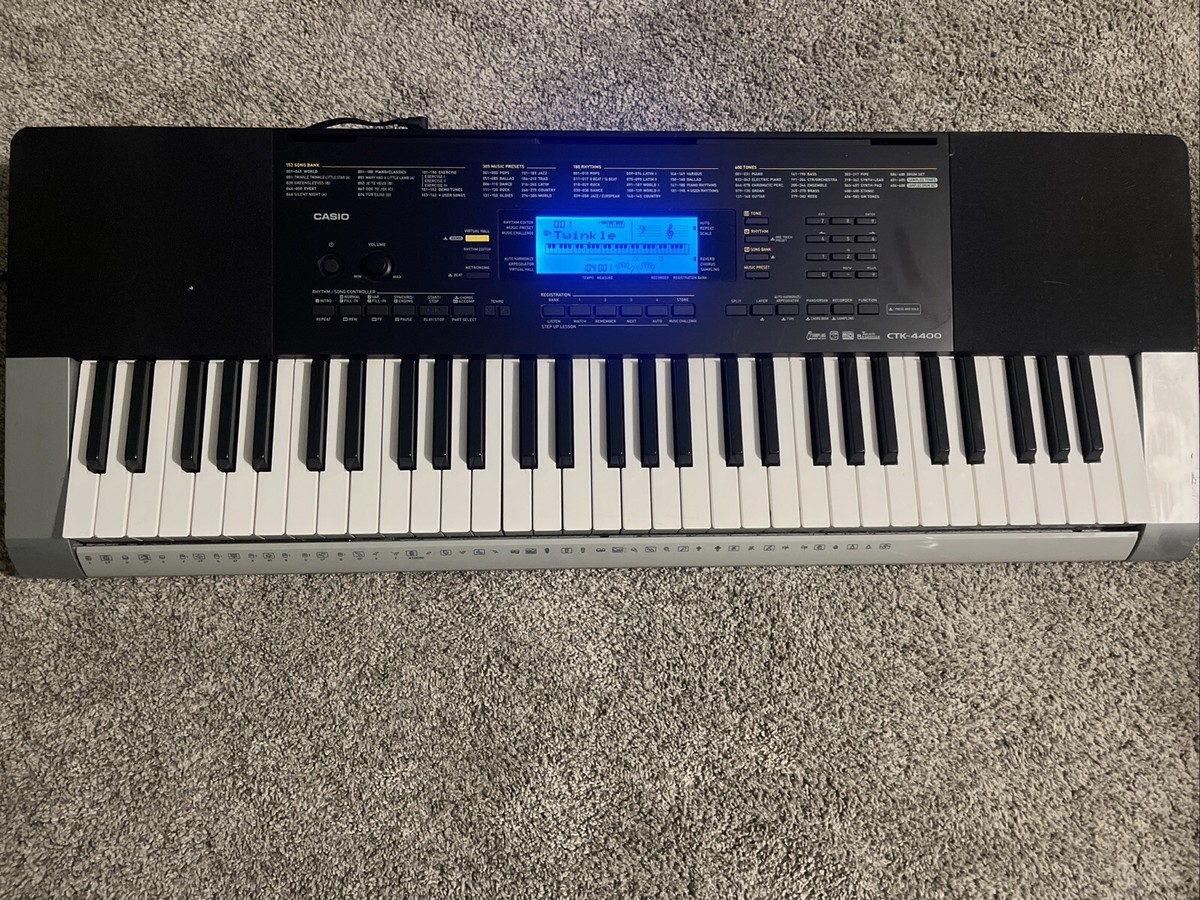 Casio CTK 4400 Battery Operated Digital Display Keyboard 61 Keys