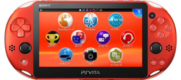 PS Vita Metallic Red PCH 2000 ZA26 Console only PSV Slim [H] | eBay