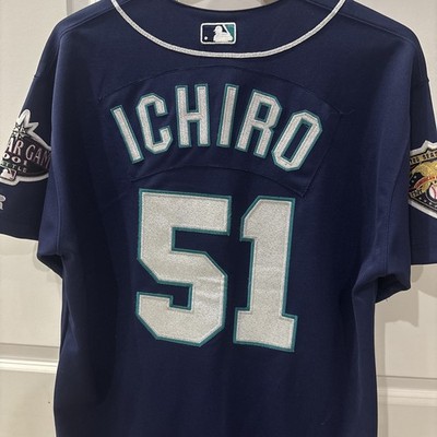 2001 Ichiro Suzuki Seattle Mariners Rookie Jersey Seattle 2001 All