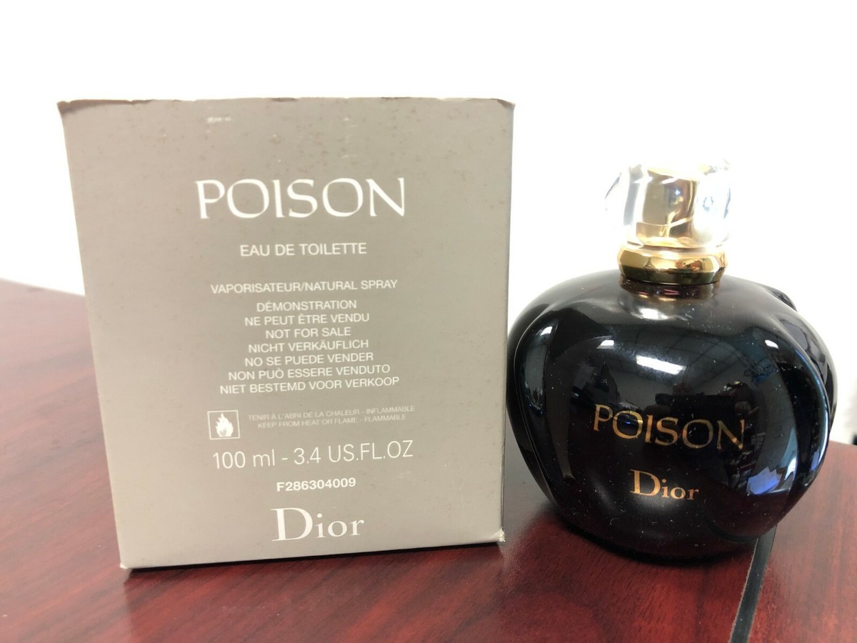 VINTAGE YEAR 2005-2006 * POISON by CHRISTIAN DIOR 3.4 FL oz / 100
