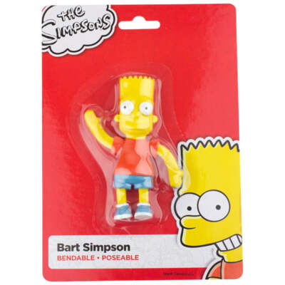 The Simpsons Bart Simpson Bendable Poseable Action Figure | eBay