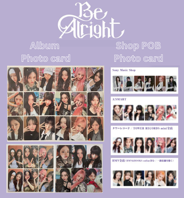 IVE JAPAN 3rd EP Be Alright Shop POB Lucky draw Shibuya HMV photo