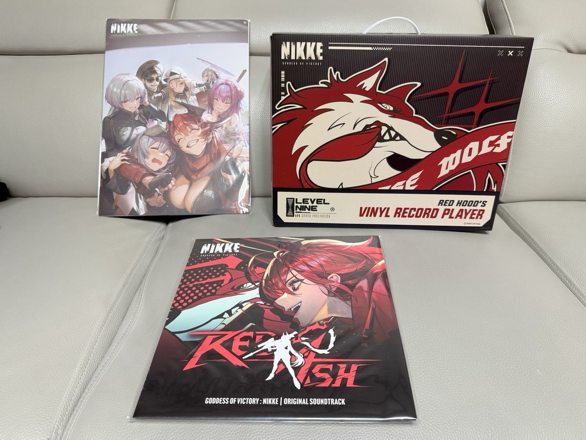 NIKKE GODDESS OF VICTORY Redhood LIMITED LP player Vinyl Brand New