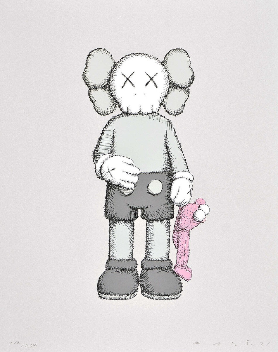 KAWS - SHARE. Limited edition, hand signed. Modern, Urban art
