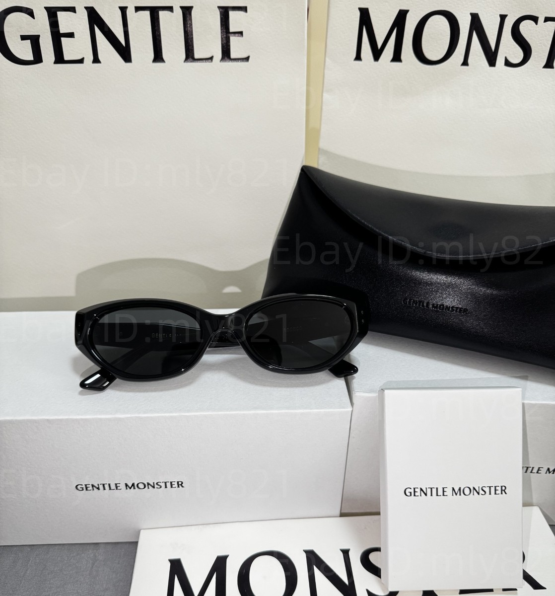 GentleMonster Sunglasses Rococo 01 Black Frame Black Lenses | eBay