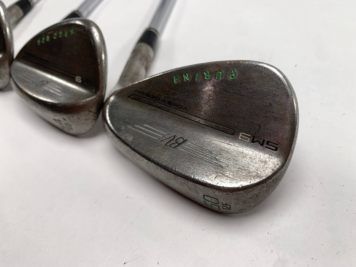 Titleist Vokey SM9 Raw Wedge Set 50* 12 54* 10 58* 8 Project X 5.0