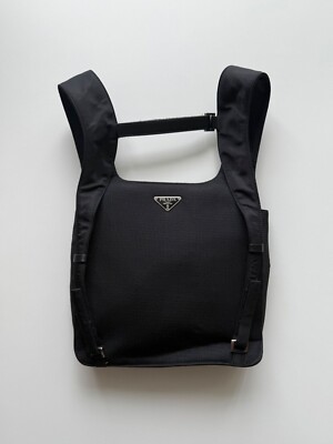 PRADA AW1999 Chest Rig Fur Backpack JAPAN | eBay