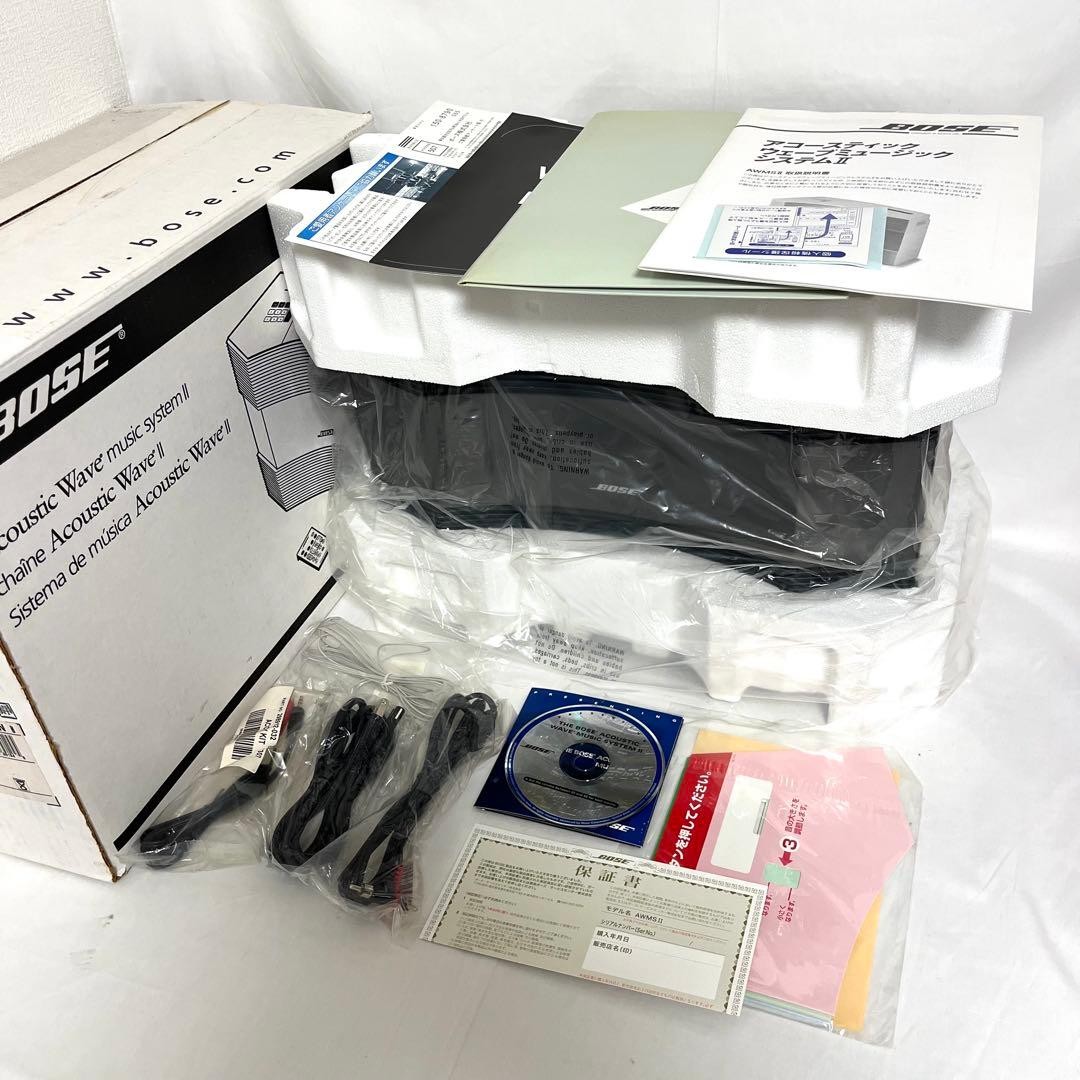 BOSE AWMS Acoustic Wave Music System II CD AM Radio Used No