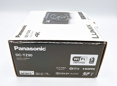 Panasonic Lumix DC-TZ90 Black Compact Digital Camera 20.3MP JP