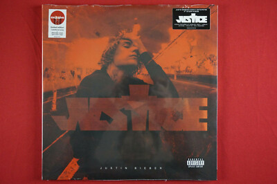Justin Bieber Justice Exclusive 2 Silver Vinyl LP Record Album
