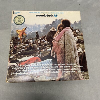Woodstock Original Soundtrack - 1970 Atlantic SD 3-500 Vinyl 3