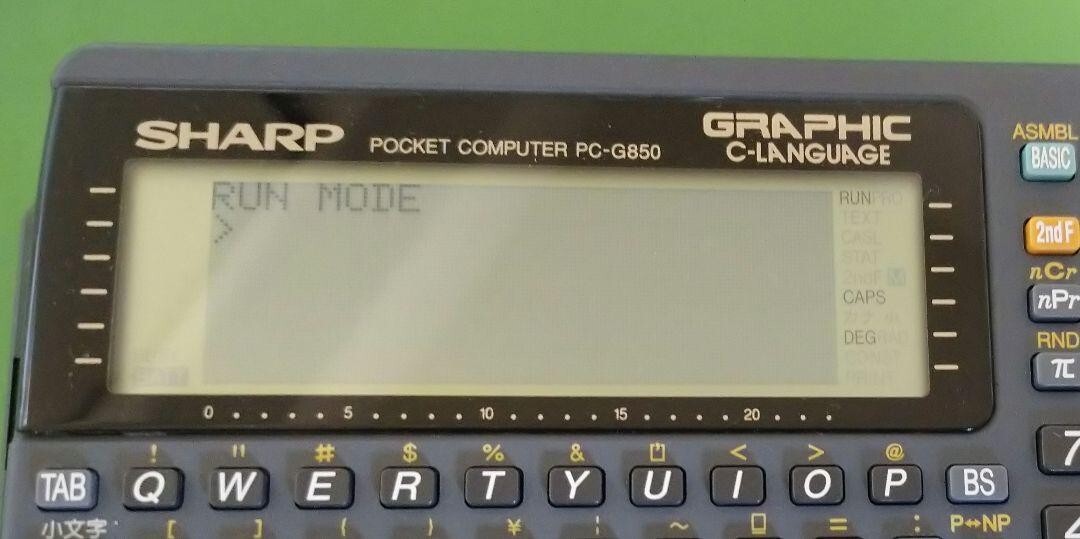 SHARP PC-G850 Pocket Computer C-Language Good | eBay