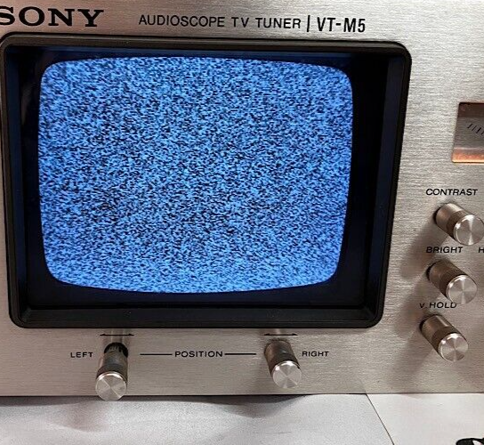 Sony Audioscope TV Tuner VT-M5 High End Vintage ((NOT TESTED