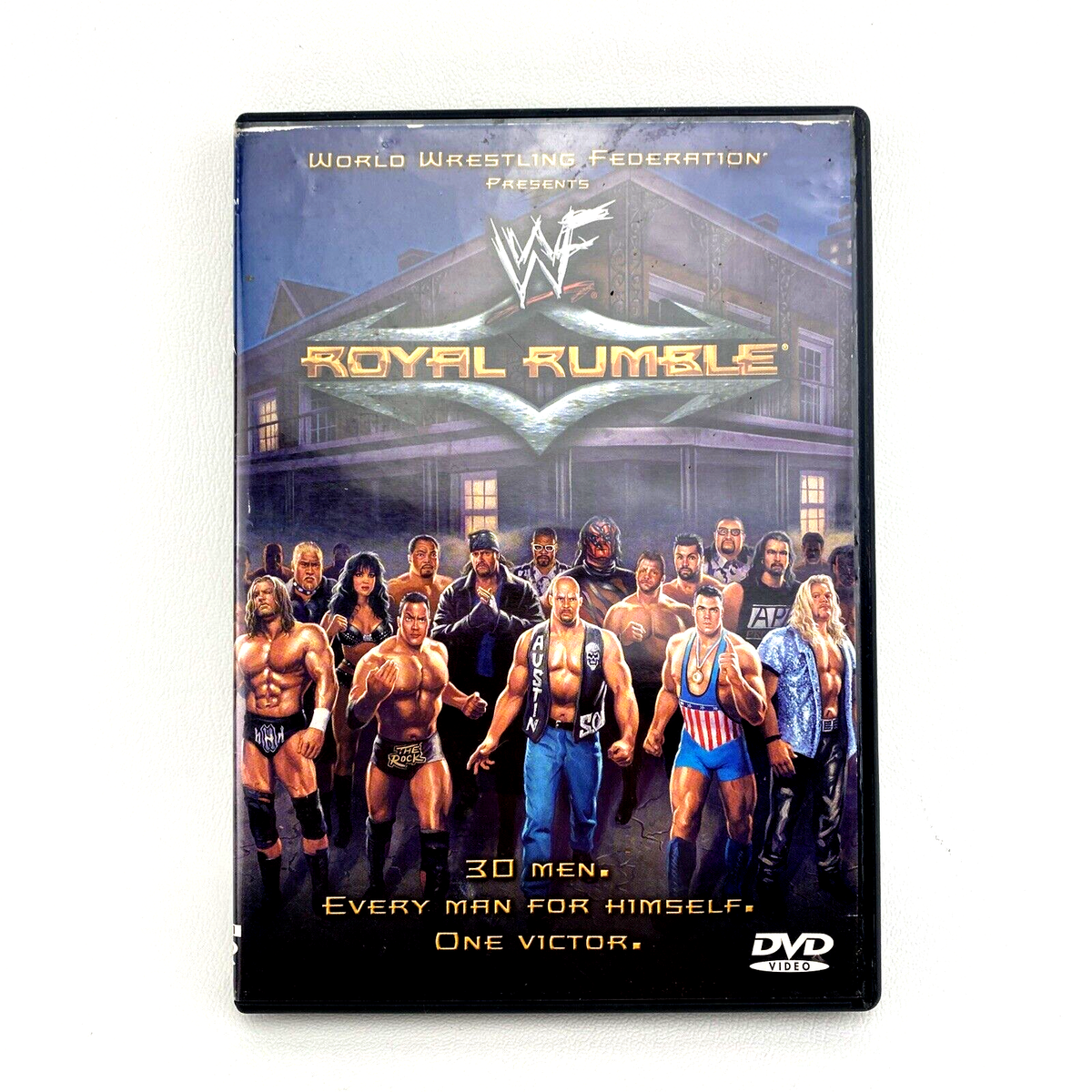 WWF Royal Rumble 2001 DVD Complete W Insert Pro Wrestling Tested