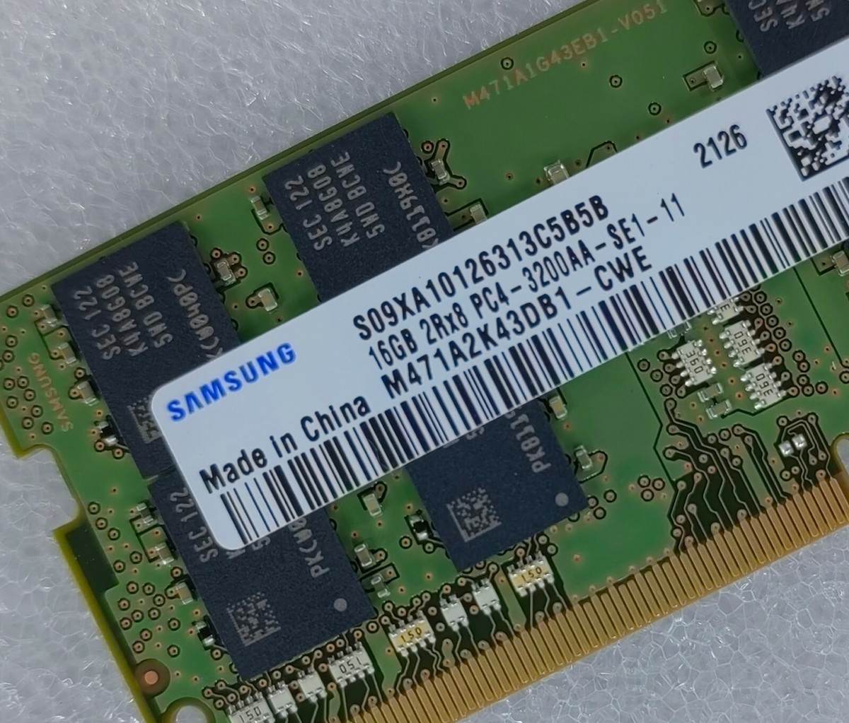 Samsung 16GB DDR4 3200 Laptop SO-DIMM RAM 2Rx8 PC4-25600 for DELL