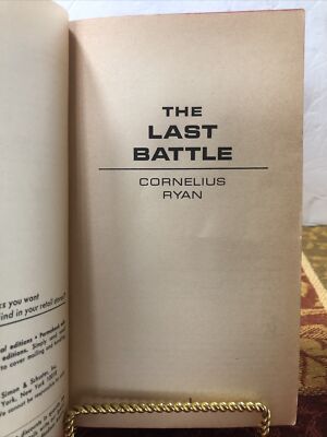 The Last Battle by Cornelius Ryan Vintage paperback 1967 | eBay