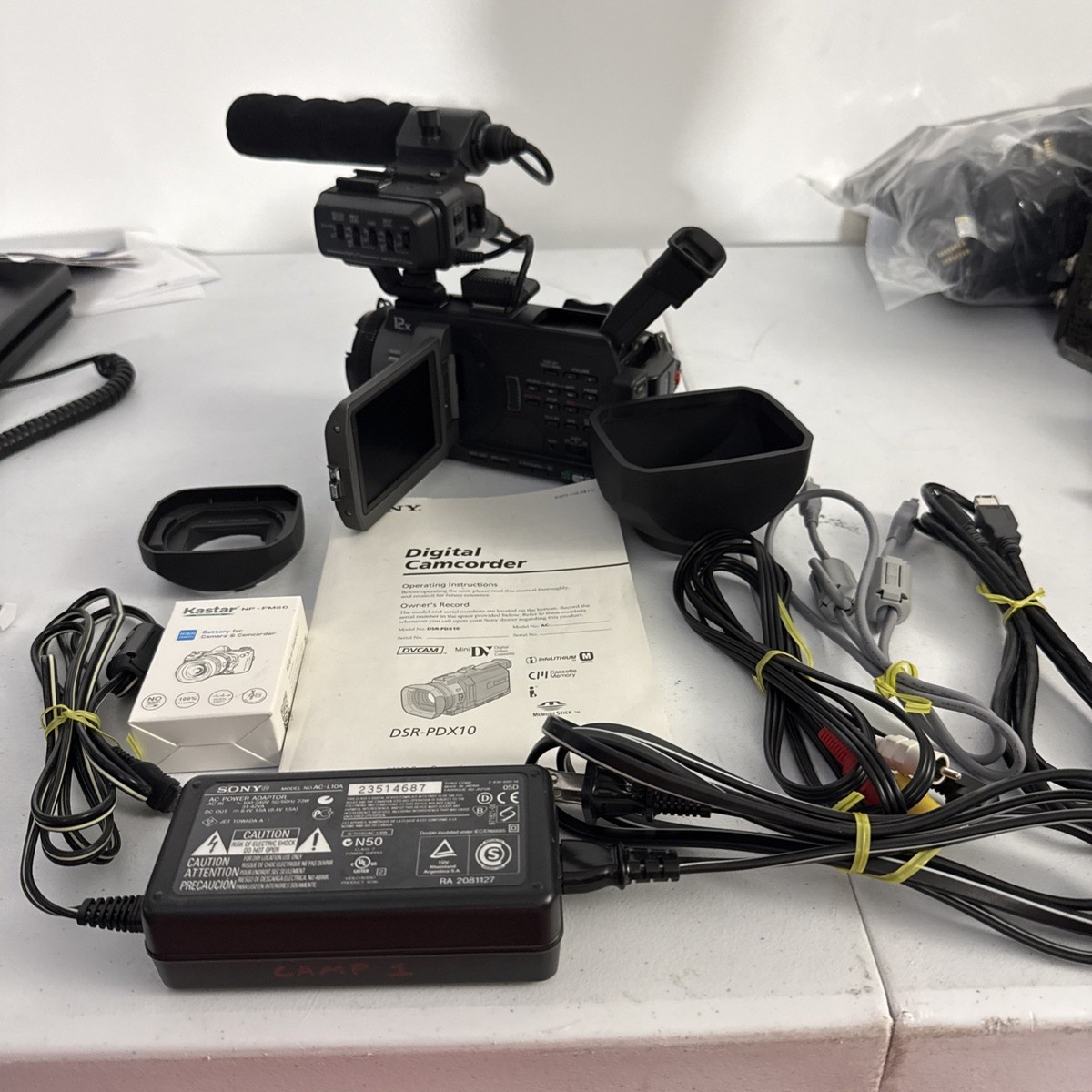 Sony DSR-PDX10 Camcorder DVCAM miniDV & Accessories TESTED from