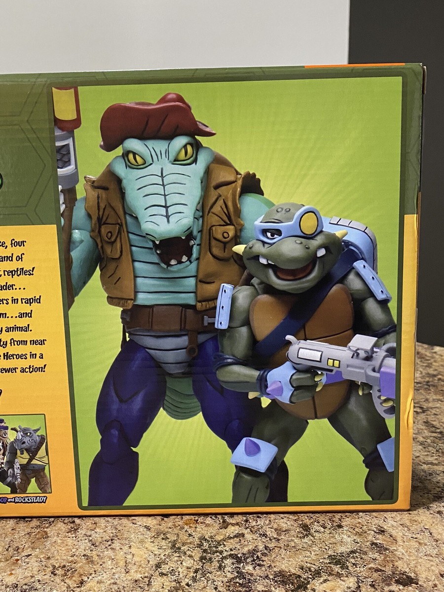 NECA Teenage Mutant Ninja Turtles & Slash Leatherhead 2 Pack TMNT