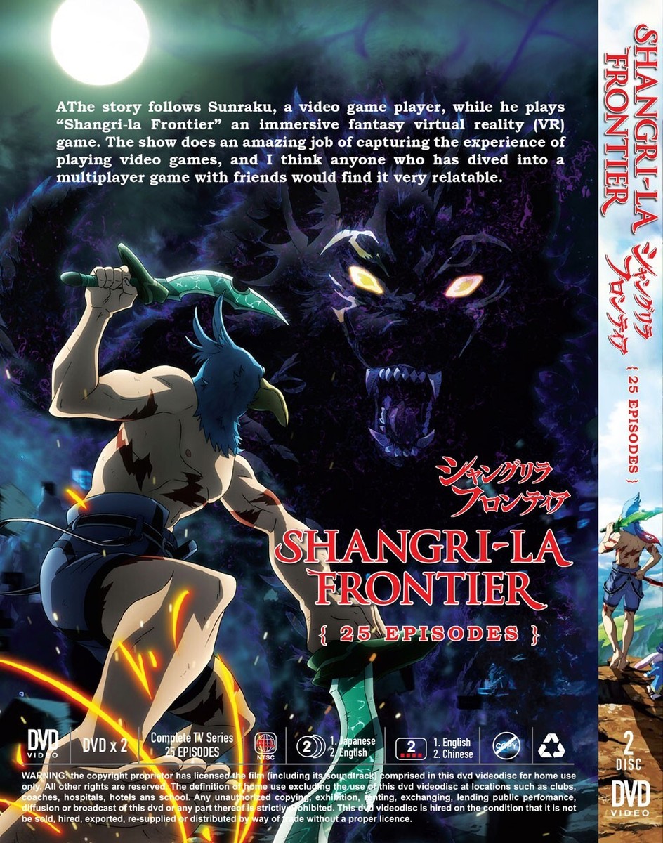 ANIME* DVD SHANGRI-LA FRONTIER VOL.1-25 END ENGLISH DUBBED~REGION