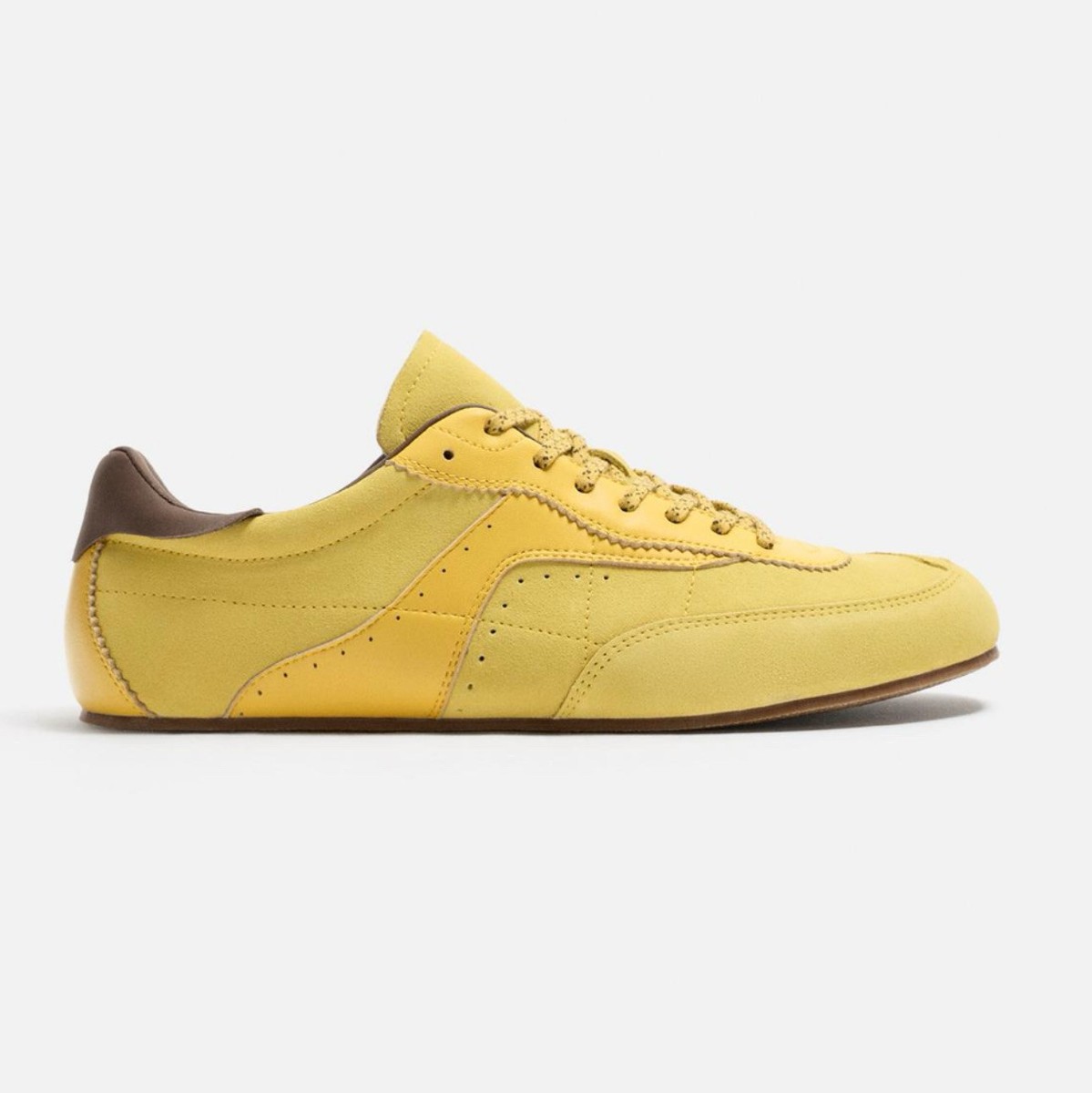 Zara X Harry Lambert Leather Sneakers Retro Inspired. Size 7 US