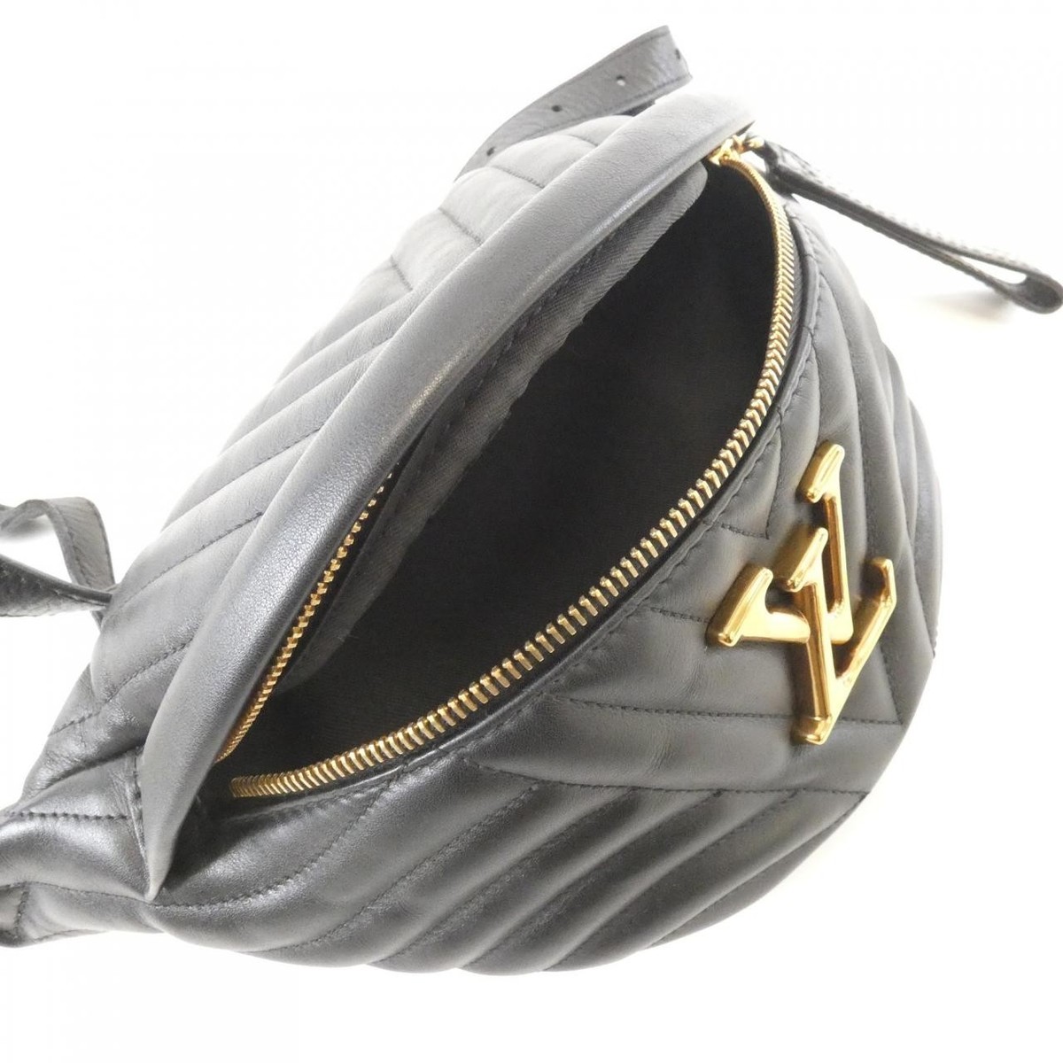 Louis Vuitton New Wave Belt Bag Black Leather for sale online | eBay