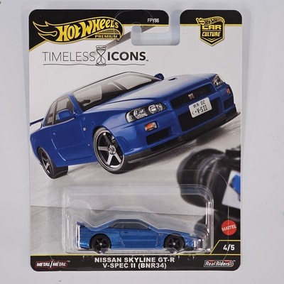 2025 HOT WHEELS PREMIUM NISSAN SKYLINE GT-R V SPEC II BNR34