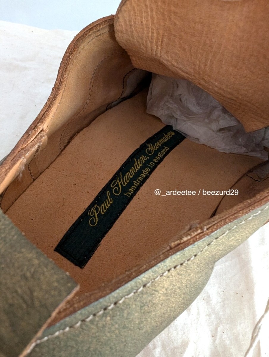 PAUL HARNDEN SHOEMAKERS GOLD 2 LEATHER LACED OXFORDS UNISEX (4L 5L