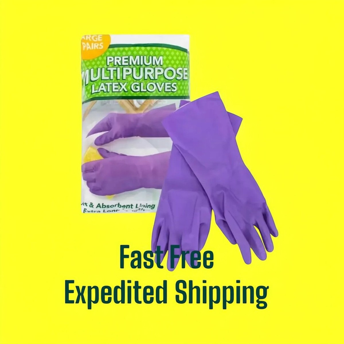 Clean Ones Premium Latex and Nitrile Multi-Purpose Gloves 9 pair