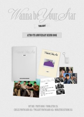 ASTRO [WANNA BE YOUR STAR : TWILIGHT] 9TH ANNIVERSARY BEHIND BOOK+