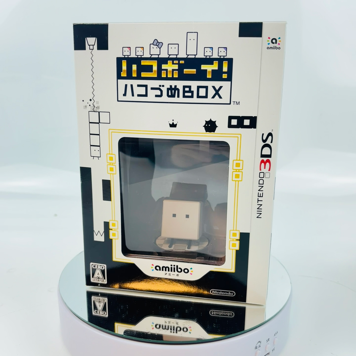 Nintendo 3DS Box Boy Hako Boy Amiibo Qbby with Gamesoft and CD