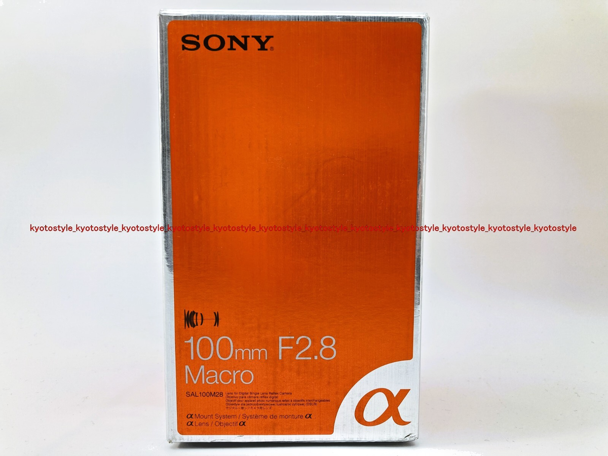 SONY SAL100M28 100mm F2.8 Macro Lens for A Mount 39901 JAPAN | eBay