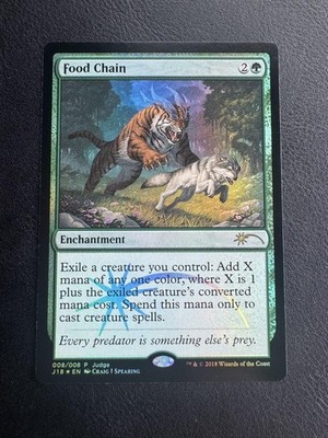 MTG Magic the Gathering Foil Food Chain/Food Chain | eBay