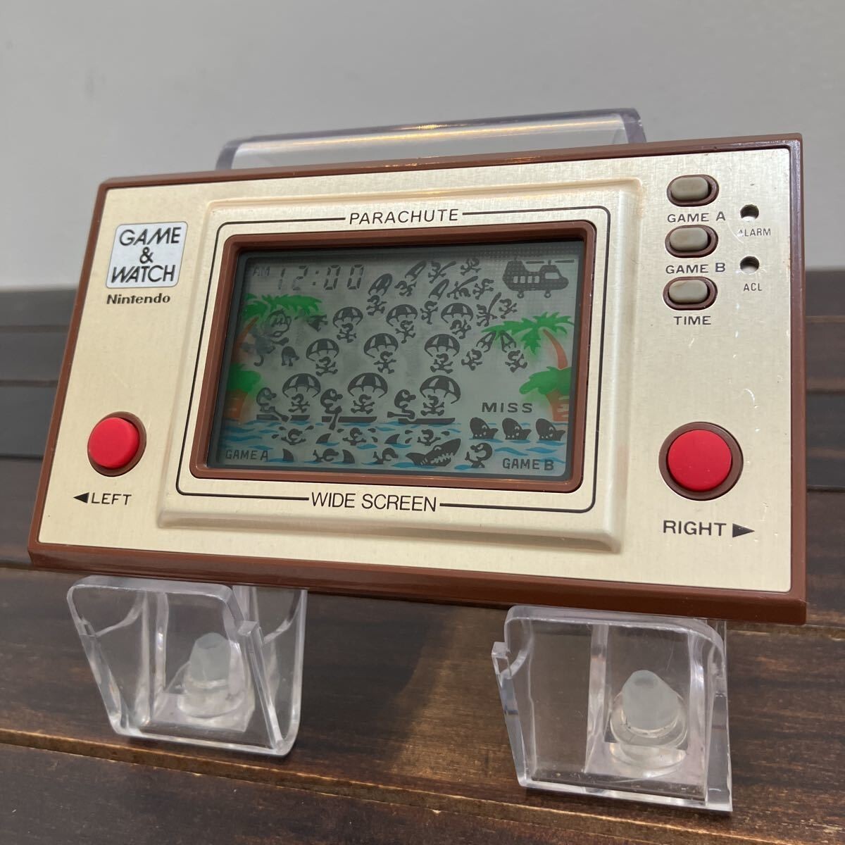 GAME&WATCH PARACHUTE Nintendo Vintage PR-21 Made in Japan 1981