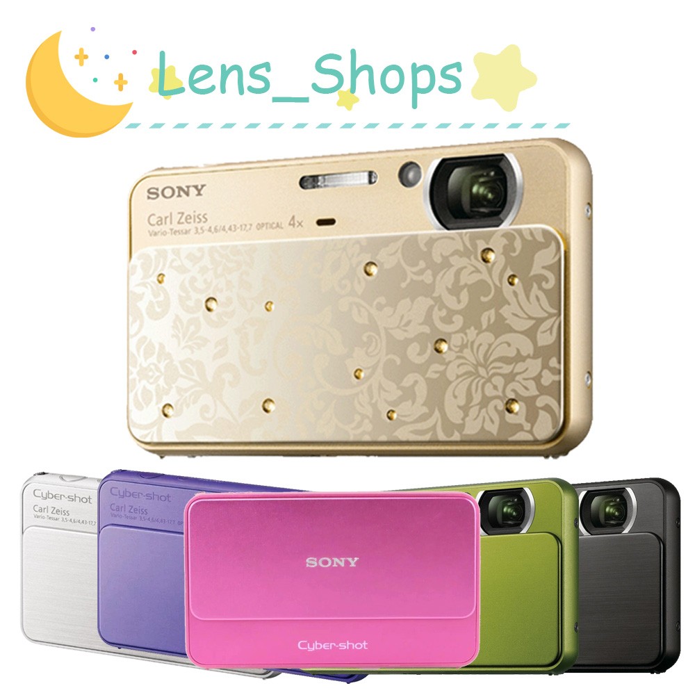 Sony Cyber Shot DSC-T99 CCD Digital Camera (Gold/Silver/Purple