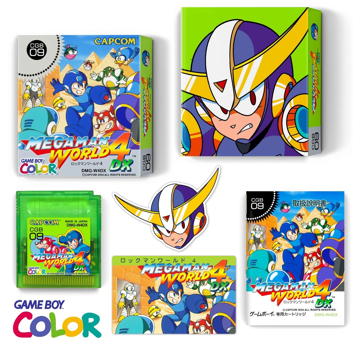 Megaman World 4 DX(Rockman World1 Remake ) / GameboyColor / Rare