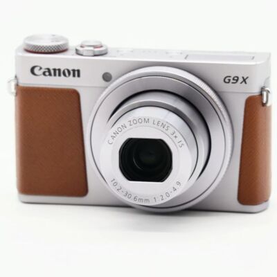 Top Mint-Canon PowerShot G9 X Mark II 20.1MP Digital Camera Silver