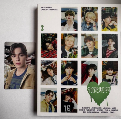 SEVENTEEN VERNON JAPAN SINGLE SHOHIKIGEN CARAT ver CD & PHOTOCARD