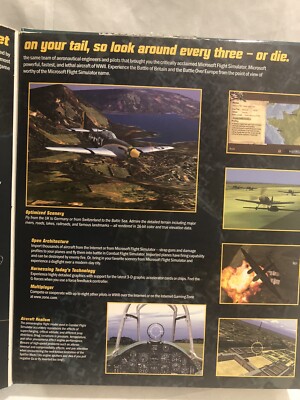 Microsoft Combat Flight Simulator WW2 Europe Series Windows 98 PC
