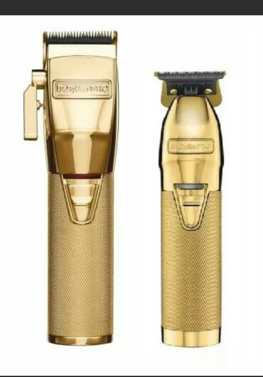 Babyliss Pro GOLD FX FX870NG Clipper & FX787G-DB DLC Gold Skeleton