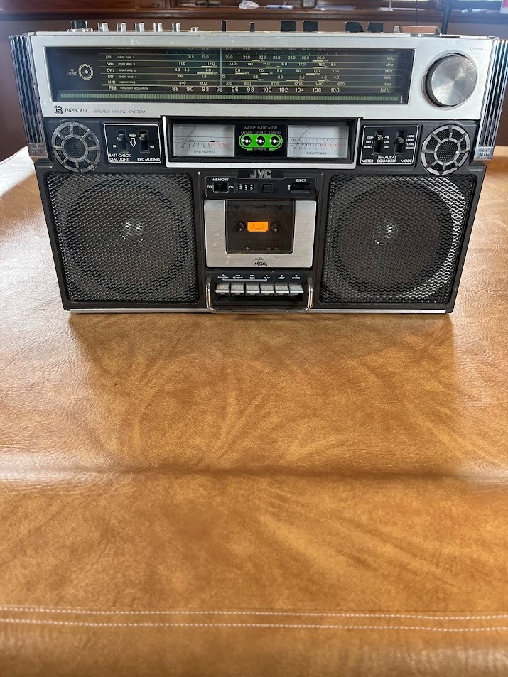 Vintage JVC RC-838W Boombox Ghettoblaster Stereo Radio Cassette