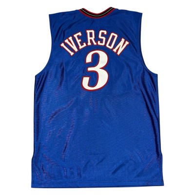 VTG 90s 00s NBA ALLEN IVERSON PHILADELPHIA 76ERS CHAMPION