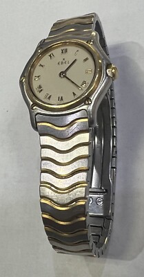 Ebel Stainless Steel/18K Gold Classic Wave Ladies Watch Model