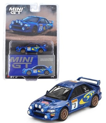 Mini GT 1:64 Subaru Impreza WRC98 #3 1998 Rally Monte-Carlo 3rd