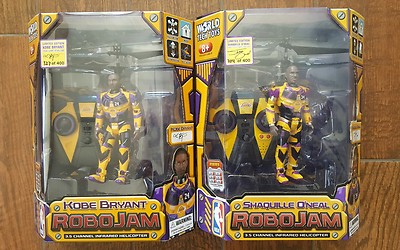 Los Angeles Lakers Kobe Bryant #327 & Shaq #204 Robo Jam Figure
