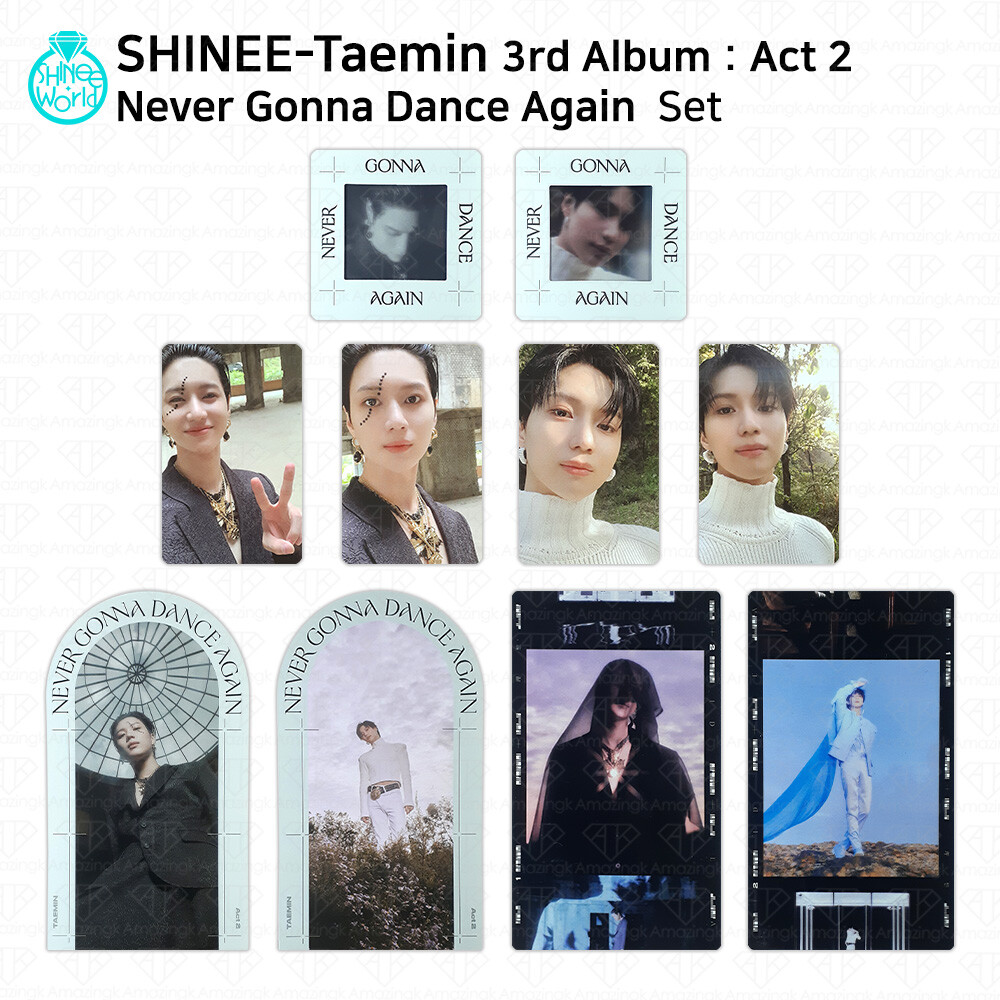 SHINee Taemin 3nd Album Act 2 Never Gonna Dance Again Photocard