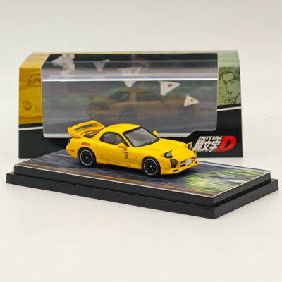 Hobby Japan 1/64 Mazda RX-7 FD3S RedSuns Initial D Open Headlights