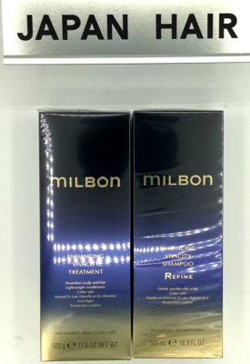 MILBON ENHANCING VIVACITY treatment + shampoo (refine)500g/ml