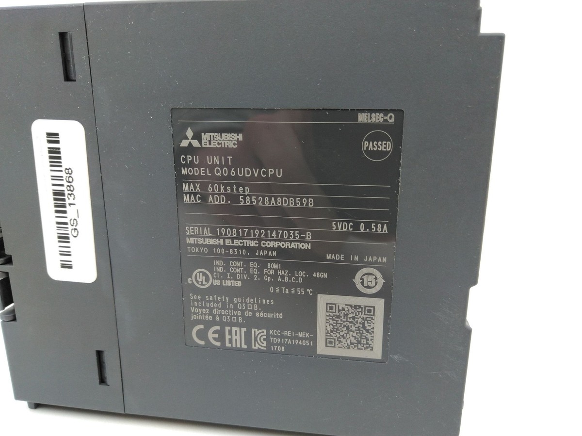 その他 MITSUBISHI ELECTRIC Q06UDVCPU(C) Q06UDEHCPU - CPU Units